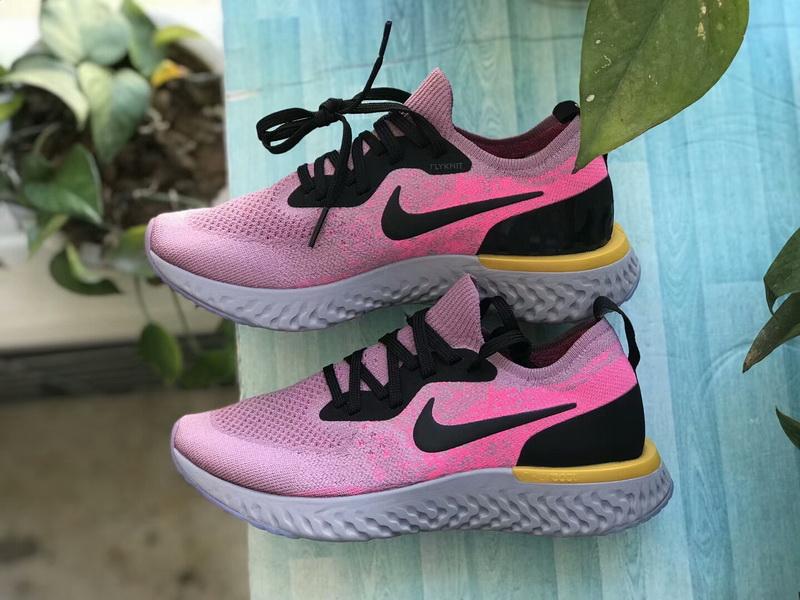 Super max Nike Epic React Flyknit Pink(98% Authentic quality)